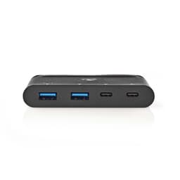 Datamaskinhub | USB Type-C | 2 stk. USB-C / 2 stk. USB 3.0 (5G) | Power Delivery