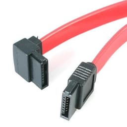 StarTech.com SATA12LA1, 0,3048 m, Hankjønn/hankjønn, Rød, 10 g, 128 mm, 0,7 mm
