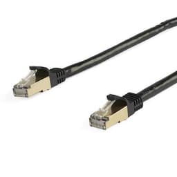 StarTech.com 6ASPAT5MBK, 5 m, Cat6a, S/UTP (STP), RJ-45, RJ-45