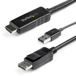 StarTech.com 2 m HDMI till DisplayPort-kabel - 4K 30 Hz, 2 m, HDMI Typ A (standa
