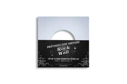 Innerlommer for vinyl singler i hvitt papir 7 "x10