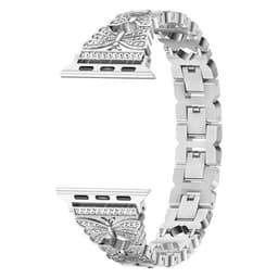 Metallarmbånd for Apple Watch 42/44/45 mm - sølv