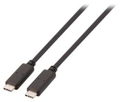 USB 3.1-Kabel USB-C Han - USB-C Han 1.00 m Sort GEN 1 (5 Gbps)