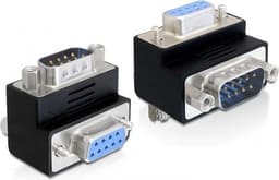 DeLOCK vinklet adapter DB9ha-hu, skruelås