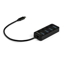 StarTech.com USB-C-hubb med 4 portar - USB-C till 4x USB 3.0 Type-A-portar med i