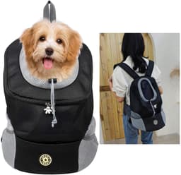 Håndveske ryggsekk for hund (L) Svart