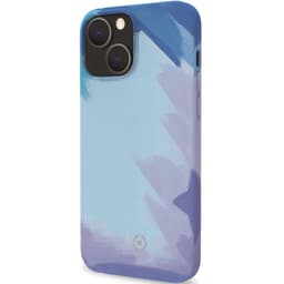 Akvarell TPU-deksel til iPhone 13 Blå