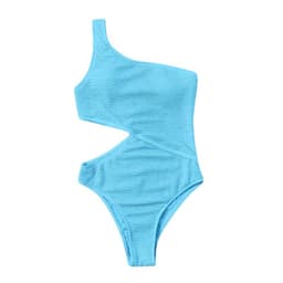 Badedrakt med utskjæring Rosa XL