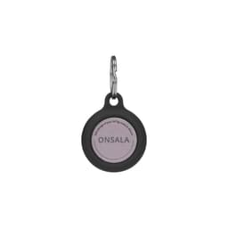 ONSALA Airtag Holder Silikon Svart med Nøkkelring