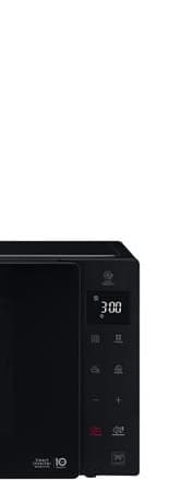 LG mikrobølgeovn MS2535GIB 25 L, berøringskontroll, 1000 W, svart, frittstående, avrimingsfunksjon