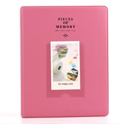 Mini fotoalbum for Polaroid 128 lommer PU Rosa
