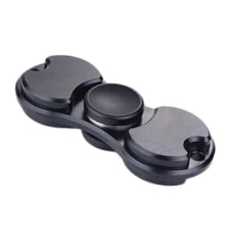 Fidget Spinner Black Aluminium