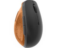 Lenovo Go, Høyre hendt, Vertikalt design, Optisk, RF kabel-fri, 2400 DPI, Grå