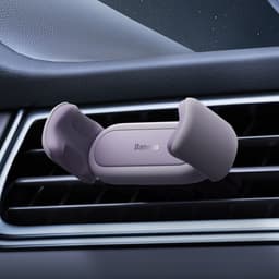 Baseus Bilhållare Steel Cannon 2 Air Outlet Car Mount Lila