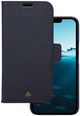 Dbramante1928 New York wallet iPhone 13 lommebokdeksel (blå)