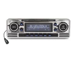 Caliber Retro Radio - CD, Bluetooth og USB - sølv