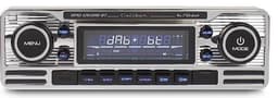 Caliber Retro Radio - DAB+, Bluetooth og USB, Sølv