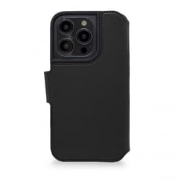 Decoded iPhone 14 Pro Max Etui Leather Wallet Case Svart