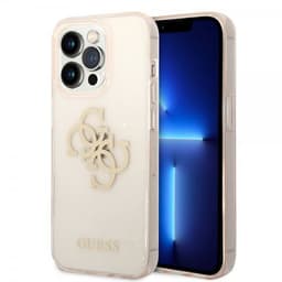 Guess iPhone 14 Pro Deksel Full Glitter Gull