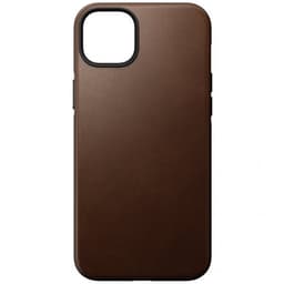 NOMAD iPhone 14 Plus Deksel Modern Leather Case Brun