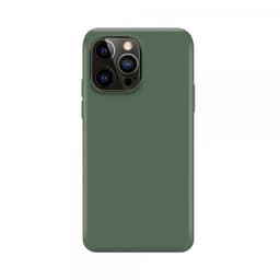 XQISIT iPhone 14 Pro Deksel Silicone Case Grønn