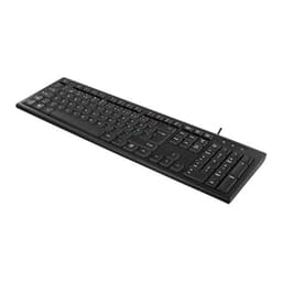 Tastatur USB Nordisk Sort