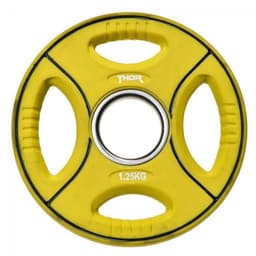 Thor Fitness Colored PU Vektplater m. håndtak 50 mm 1,25 kg