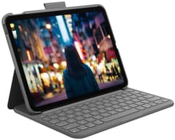 Logitech Slim Folio iPad 10,9" tastatur til nettbrett