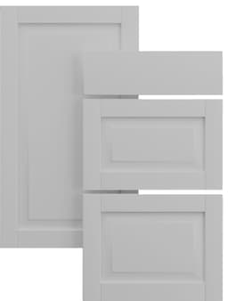 Epoq Heritage skapdør til kjøkken 50x22 (lysegrå)