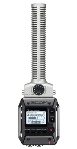 Zoom F1-LP Field Recorder + Shotgun mic