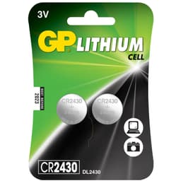 CR2430 3V Knappecelle 2-pakning
