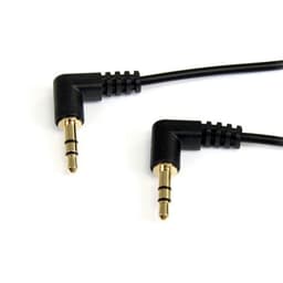 StarTech.com MU6MMS2RA, 3.5mm, Hankjønn, 3.5mm, Hankjønn, 1,8 m, Sort