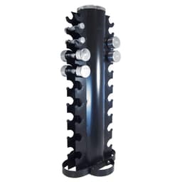 FitNord Chromed dumbbell set 1-10 kg + rack