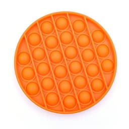 INF Pop it Fidget Toy for avslapning rundt Orange