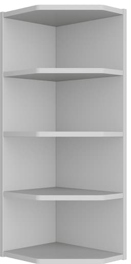 Epoq Avslutningshylle veggskap 92 (Trend Lightgrey)
