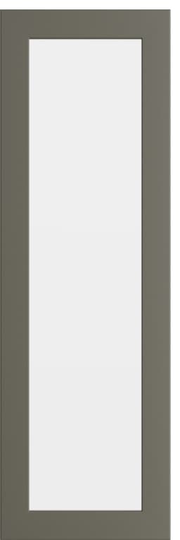 Epoq Trend Moss Green skapdør i glass til kjøkken 30x92 cm (mosegrønn)