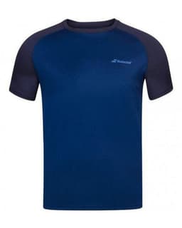 Babolat Play Crew Neck Tee, Padel- og tennis T-skjorte herre Mørk brun lær L