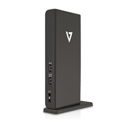 V7 UDDS-1E, Dockning, 3,5 mm, 10,100,1000 Mbit/s, Grå, 2048 x 1152 pixlar, Kina
