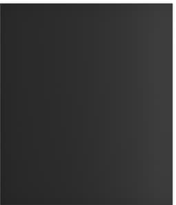 Epoq Pure Matt dørfront til kjøkken 60x70 (sort)