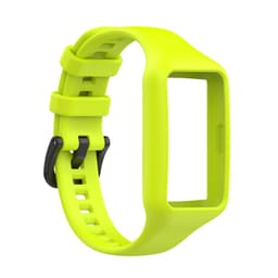 Klokkebånd med urkasse silikon Grønn Huawei Band 7 / Band 6 / Band 6 Pro, Honor Band 7 / Band 6