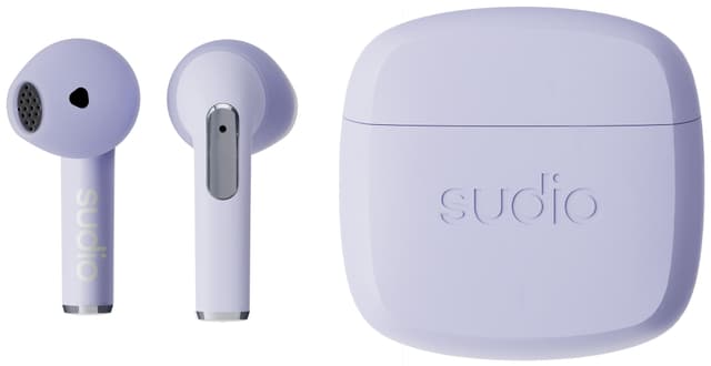 Sudio N2 trådløse in-ear hodetelefoner (lilla)