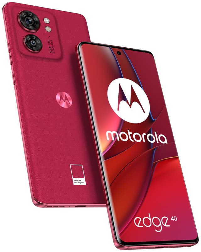 Motorola Edge 40 5G smarttelefon 8/256GB (Viva Magenta)
