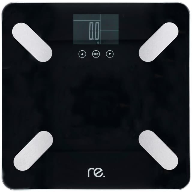 re. smart baderomsvekt 180 (sort)