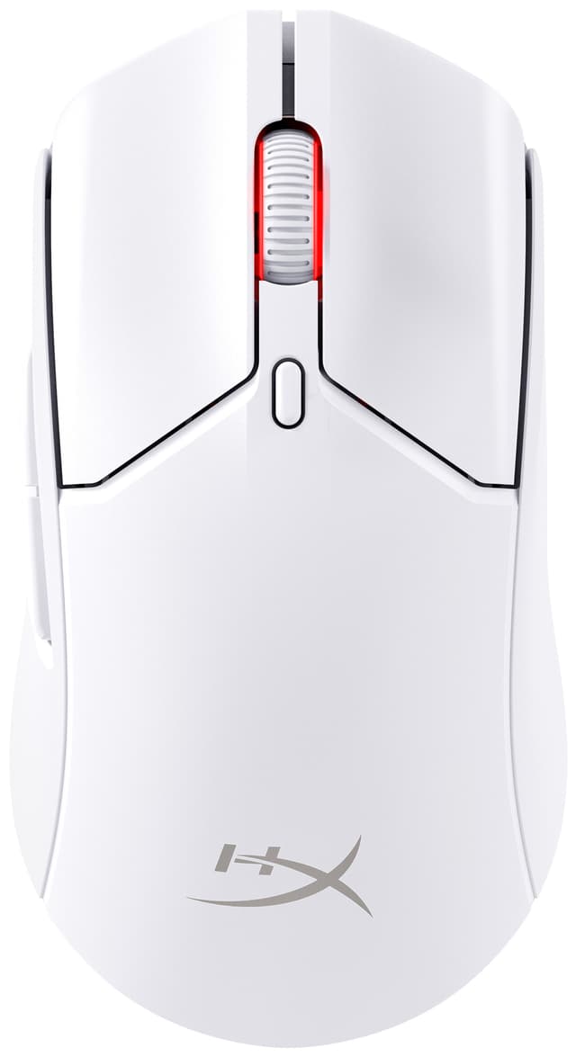 HyperX Pulsefire Haste 2 trådløs gamingmus (hvit)