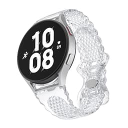 TPU Crescent Lace Strap Klokkearmbånd for Galaxy Watch 4/5/5 PRO Grå