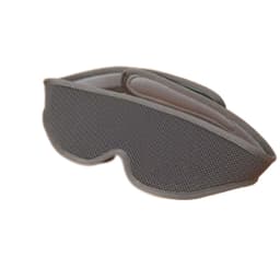 3D justerbar tryckavlastande nattsömn ögonmask med 1 par C-koppspackning Lysegrå