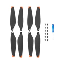 Erstatningsdronepropeller støysvak lettvekt 2 par Oransje DJI Mini 3