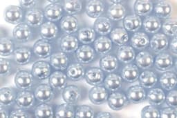 Plastpärlor 5mm 500g, Ljusblå