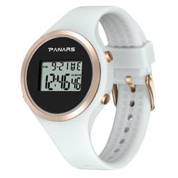 Digital Armbandsklocka Vit