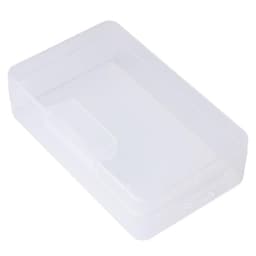 Rektangulär organisatörsförvaringslåda Gjennomsiktig 18.2x8.8x4.5 cm